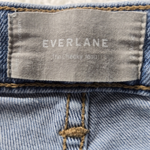 Everlane Sz 27 The Cheeky Ankle Blue Straight Denim Jeans‎ - Picture 6 of 12
